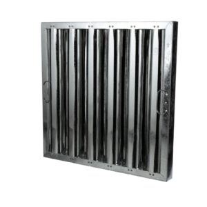 Type VI 20" H x 20" W x 1-3/4" D Galvanized Steel Baffle Grease Filter