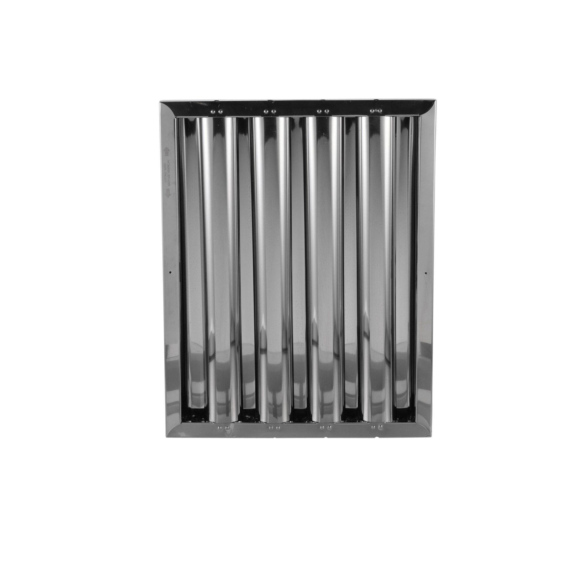 Type VI 20" H x 16" W x 1-3/4" D Stainless Steel Baffle Grease Filter - Image 3