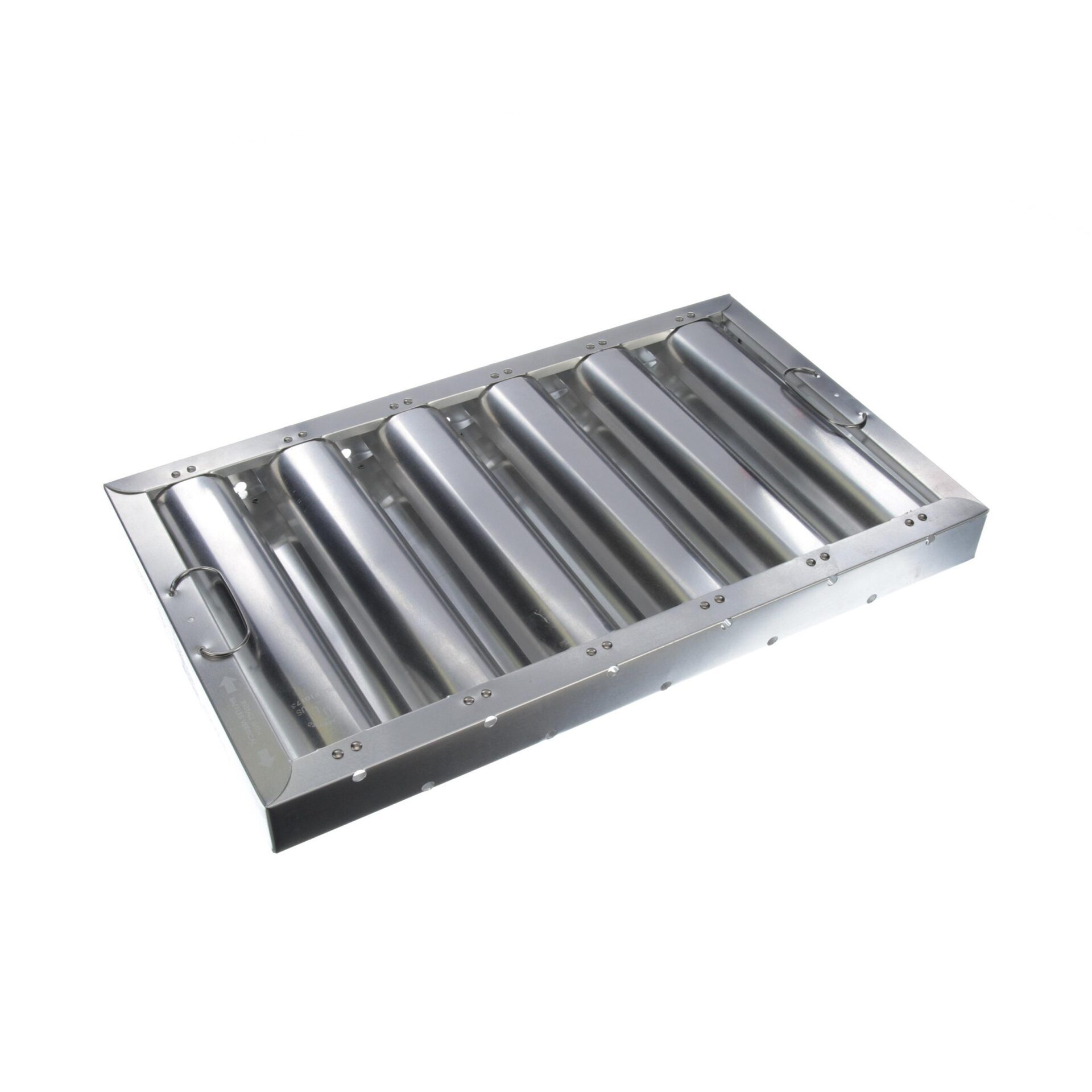 Type VI 10" H x 20" W x 1-3/4" D Aluminum Baffle Grease Filter - Image 5